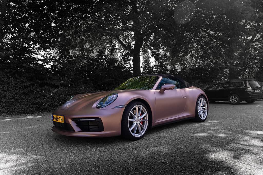 Porsche 911 in satin